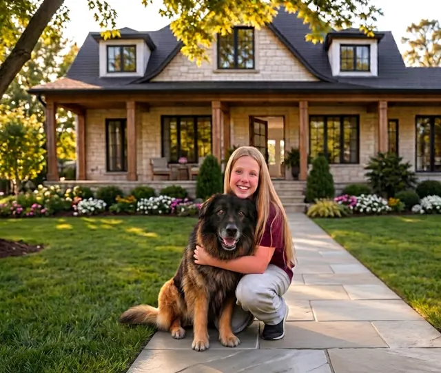Kris Smith Realty agent with a client at a home